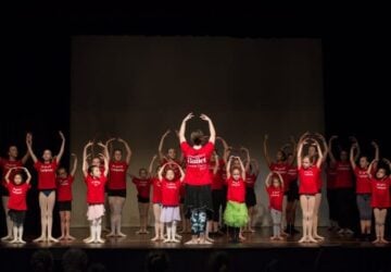 Queensland Ballet Dance Camp, dancers on stage, ballet dancers