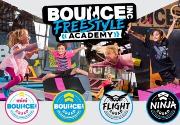 Bounce trampoline park, kids classes