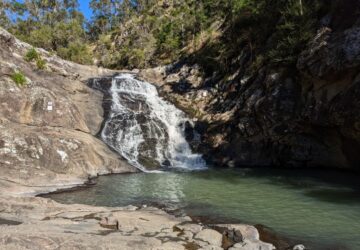 Tamborine Mountain Cedar Creek Falls lower section of falls not wheelchair accessible.