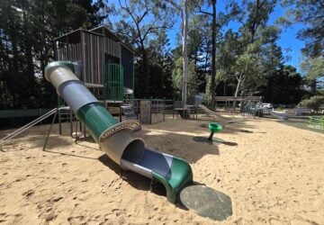 Tunnel slide at Buchanans Park.