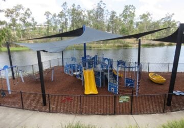 Boat themed playground