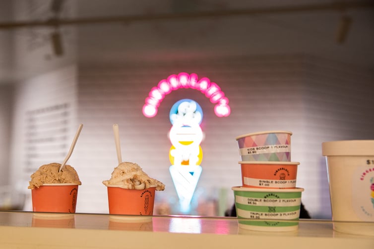 Ginger Factory ice cream shop