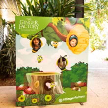 ginger factory bee show sign