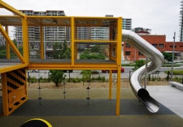 hercules steet park mega slide