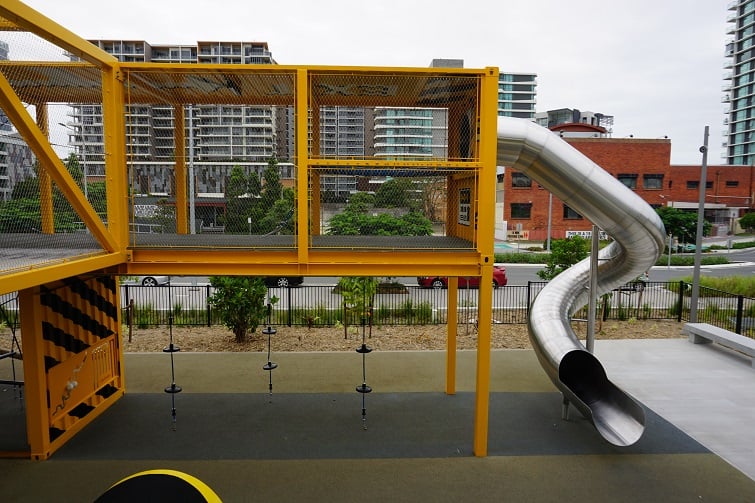 hercules steet park mega slide