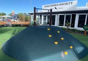Climbing mound at HomeCo. Jindalee playground.