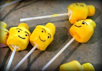 Lego Head Lollipops