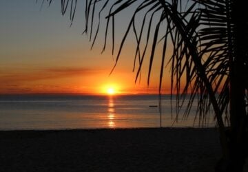 Sunset over Moreton Bay