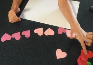 heart activity for valentines day