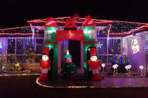 Inflatable toy shop decoration in Mango Hill.