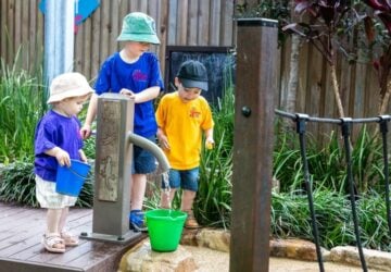 Kenmore Hills Early Learning outdoor play.