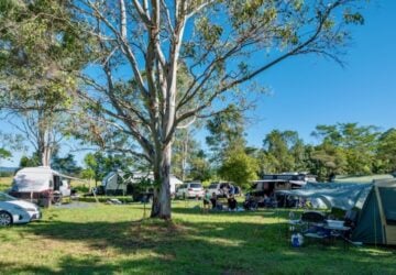 Lake Gkula Camping campsites.