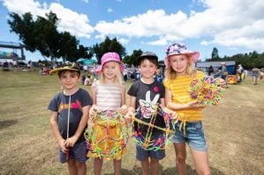 kids at the moreton kids festival.