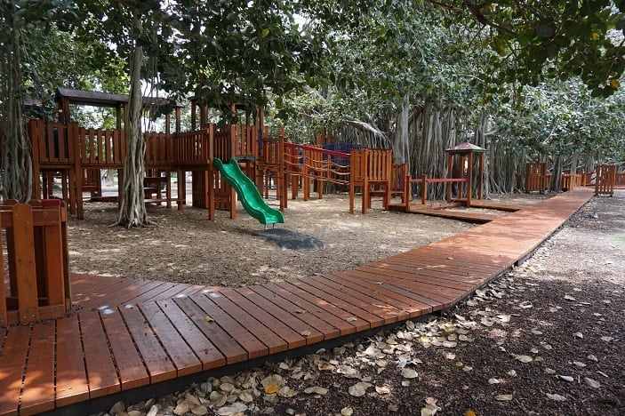 new farm park at west end queensland.