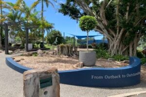 Entrance at Opals Down Under.