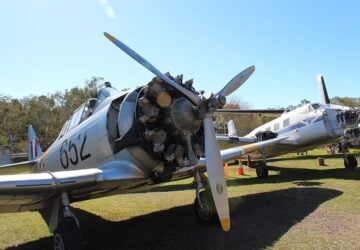 Military Aircraft outside for kids to explore