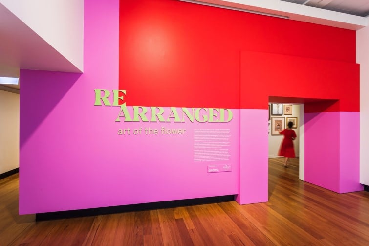 Rearranged Art of the Flower at Museum of Brisbane 2023.