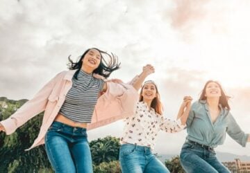 Happy Teenager Girls