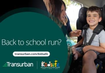 child in a car seat.