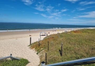 the view from woorim beach.