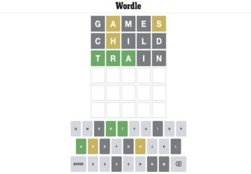 Attempts at guessing Wordle, daily guessing game.