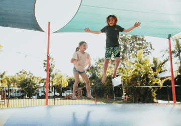 treasure island jumping pillow