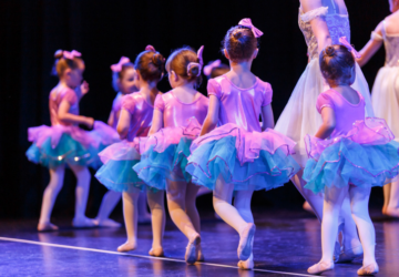 Balance Dance School young ballerinas on stage.