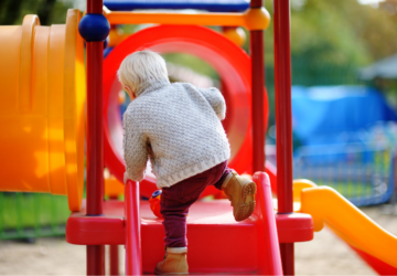 Playgrounds for Toddlers in Ipswich toddler climbing play equipment.